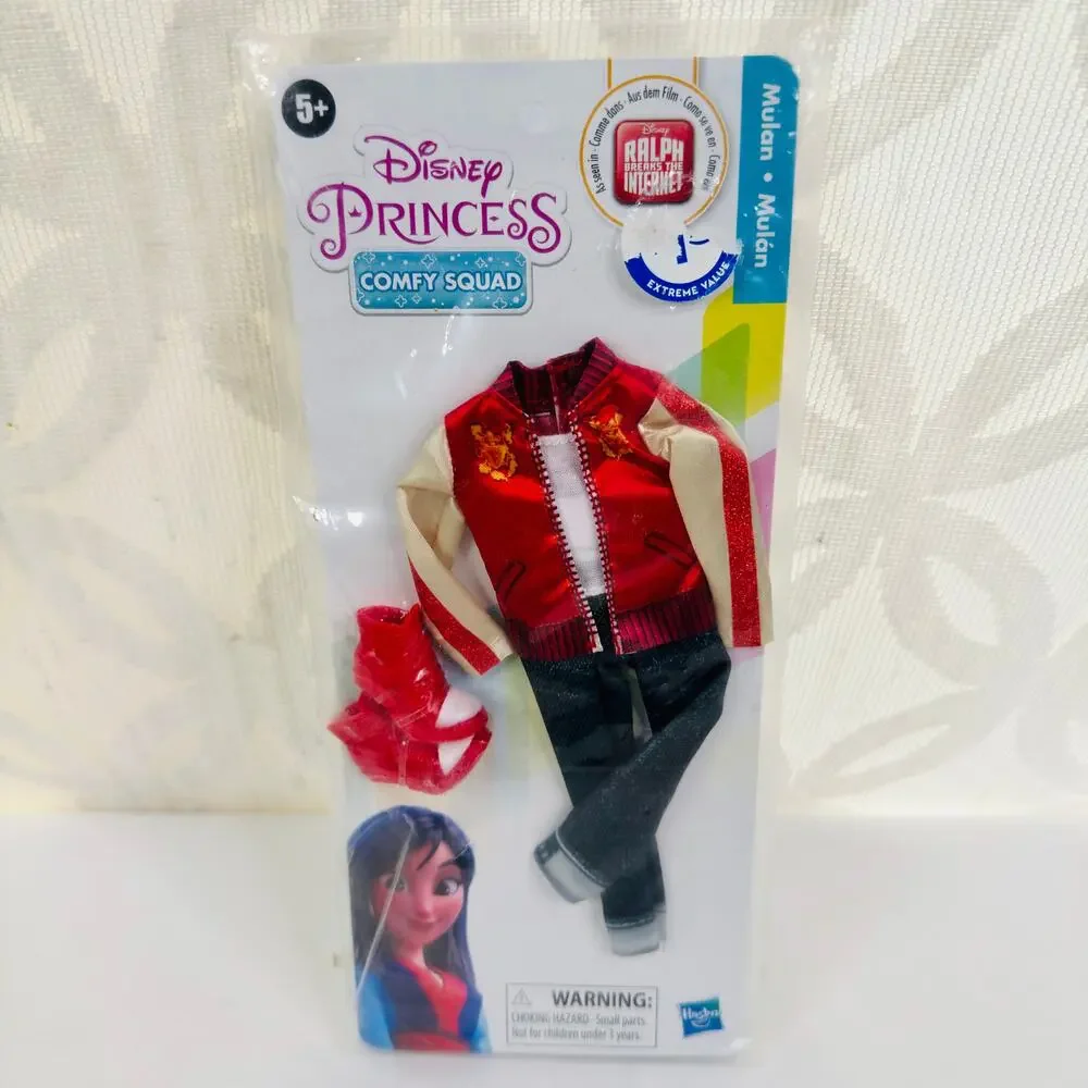 5 for $25| Disney Princess Comfy Squad Fashion Pack‎ Mulan Hasbro